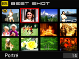 A BEST SHOT használata Mi a BEST SHOT? A BEST SHOT funkcióban egy sor, különféle körülményekhez kialakított, előre beállított felvétel minta áll rendelkezésre.