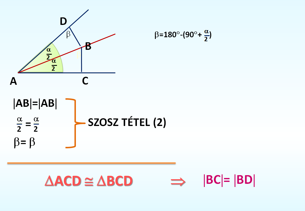 4. FELADAT : Adott az ABCD téglalap. Bizonyítsd be, hogy az ABC egybevágó a ACD el. : Adott az ABCD téglalap. Bizonyítsd be, hogy az ABC egybevágó a ACD el. (4.