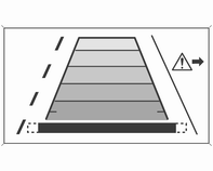 Vezetés és üzemeltetés 219 Figyelmeztető szimbólumok A figyelmeztető szimbólumok háromszögekként 9 jelennek meg a képen, amik a fejlett parkolássegítő rendszer hátsó érzékelői által észlelt tárgyakat