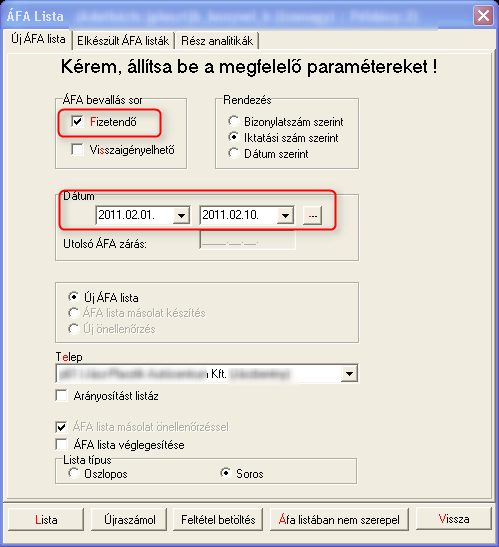 Azért érdemes a Prefix -et is a listázandó mezők közé felvenni, és csoportosítani rá az adatokat, hogy ha hibát keresünk, akkor könnyebben meg tudjuk találni.