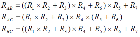 Két párhuzamosan kapcsolt ellenállás eredője 1 R e = 1 R 1 + 1 R 2 Közös nevezőre hozva: R e = R 1 R 2 R 1 + R 2 = R 2 R 2 A jel