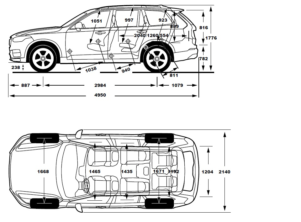 VOLVO XC90 MŰSZAKI ADATOK T6 AWD AUT T8 AWD AUT D5 AWD MOTOROK START/STOP START/STOP START/STOP Motortípu 4hengere, 16 zelepe, közv. befe