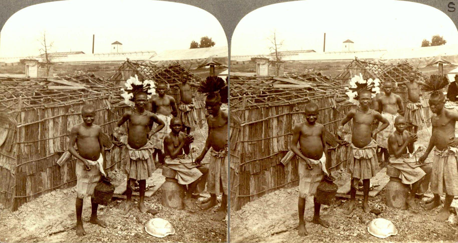 HUMANZOO Batwa-pigmeusok jönni megnézni Amerika.