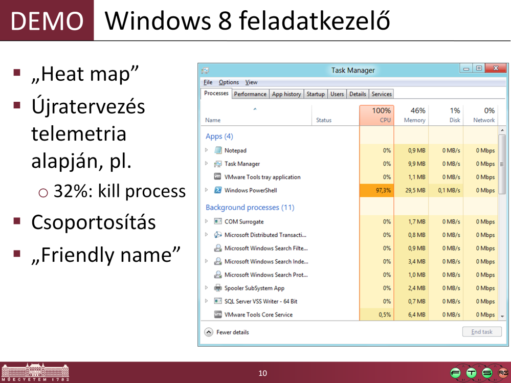 Részletes leírás a Windows 8 változtatásokról és az azok mögött meghúzódó tervezői döntésekről: - MSDN Building Windows 8 Blog,