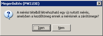52/42 Jármű Mérlegelő Program METRISoft KFT Ezt a módszert tehát akkor alkalmazzuk, ha egy jármű a telephelyünkre beszállított, majd lerakodás után azonnal el is szállít valamit.