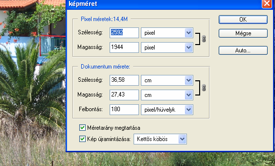9.3 A gyakorlat Képfórumunkba olyan képek tölthetők fel, amelyeknek a hosszabb oldala 700 pixel.