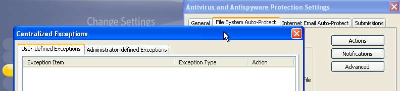 A Symantec EndPoint Protection
