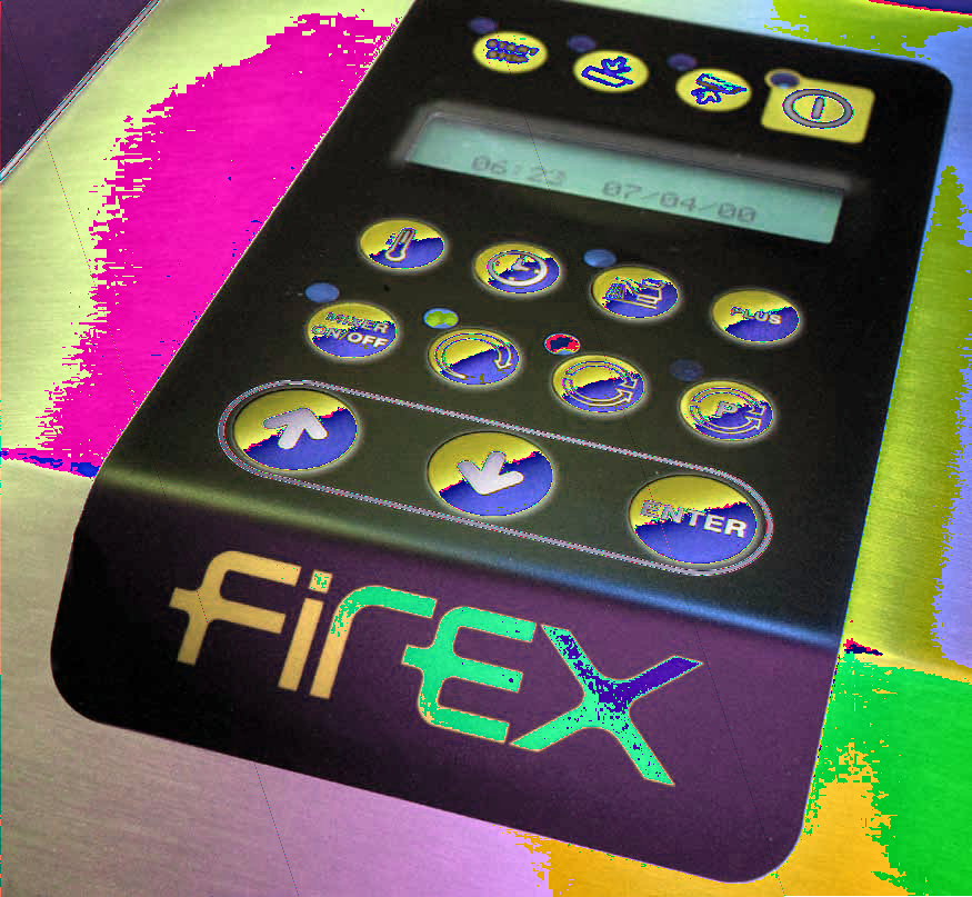 ELEKTRONIKUS EGYSZERŰSÉG Firex elektronikus kártya jellemzők: : használata rendkívül könnyen elsajátítható pontosan megadja az időt és a hőmérsékletet, 20 és 110 Celsius fok között lehetőség van a