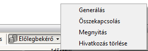 állományfelügyeleti ablakban megadott bekérő állományba nem a rendelésből generált, hanem külön rögzített Előlegbekérőt a rendeléssel hozzákapcsolni, - a rendeléshez tartozó Előlegbekérőt megnyitni,