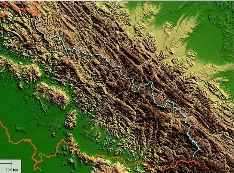 A Tisza bal partján terül el az Avas gerince