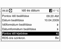 Infotainment rendszer 127 Forgassa el a MENU gombot a kurzor (színes háttér) mozgatásához a kívánt menüpontra. Nyomja meg a MENU gombot a menüpont kiválasztásához.