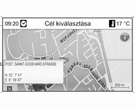 Infotainment rendszer 187 Adja meg a kívánt telefonszámot a betűbeviteli funkcióval, lásd fent a "Cím megadása a betűbeviteli funkcióval" című fejezetet.