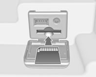 202 Infotainment rendszer Fontos információk az SD-kártyák kezelésével kapcsolatban Figyelem! Soha ne próbáljon meg repedt, deformálódott vagy ragasztószalaggal javított SDkártyát használni.