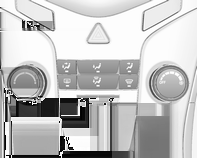 Hőmérséklet-szabályozás 221 Párátlanítás és jégmentesítés V Nyomja meg a V gombot: a ventilátor automatikusan a legmagasabb fokozatra kapcsol, a beáramló levegő közvetlenül a szélvédőre irányul,