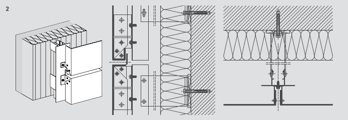 6. Kivitelezési lépések, részletek ALUCOBOND rendszer