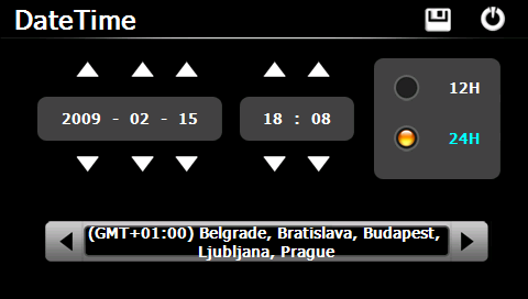 17. Háttérvilágítás ikont. Az alábbi képet látja majd: A kikapcsolási idő az Auto KI felirat mellett található nyilakkal szabályozható. 18.