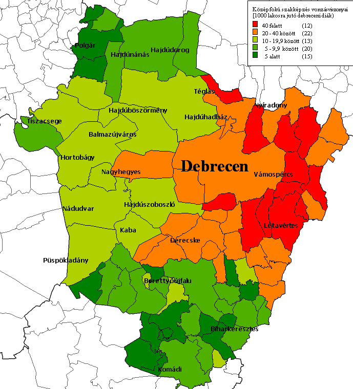 Debrecen középszintű szakképző intézményeinek