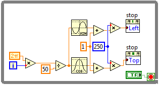 felső pontja a Front Panel-nek a (0, 0) koordinátájú pont. Ezt a pontot az alábbi marker jelöli.