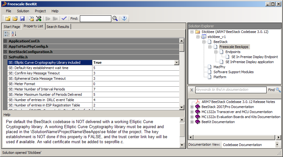 3.3. PC szoftver A Freescale Windws alapú toolchaint biztosít a ZigBee projektek fejlesztéséhez.