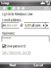 148 Csatlakozás A Windows Live beállítása Amikor először használja a Windows Live szolgáltatást, jelentkezzen be a Windows Live ID jával, amely az Ön Windows Live Mail vagy Hotmail címe és jelszava.