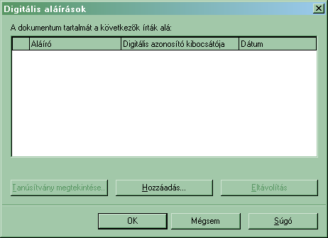 7. Dokumentumok aláírása 1. A dokumentum aláírását a Fájl > Digitális aláírások menüpont alól tudjuk kezdeményezni.