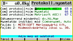 6.2 Jelszó megadás Az ADAGOL program 3 szintű jelszót kezel. Ezek: Mérlegelés jelszó: Csak Mérlegelésre jogosít.