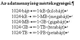 4. Szövegszerkesztés (Táblázatok) 1. * 2. ** Termék1... 235,5 Termék2... 27 Termék3.