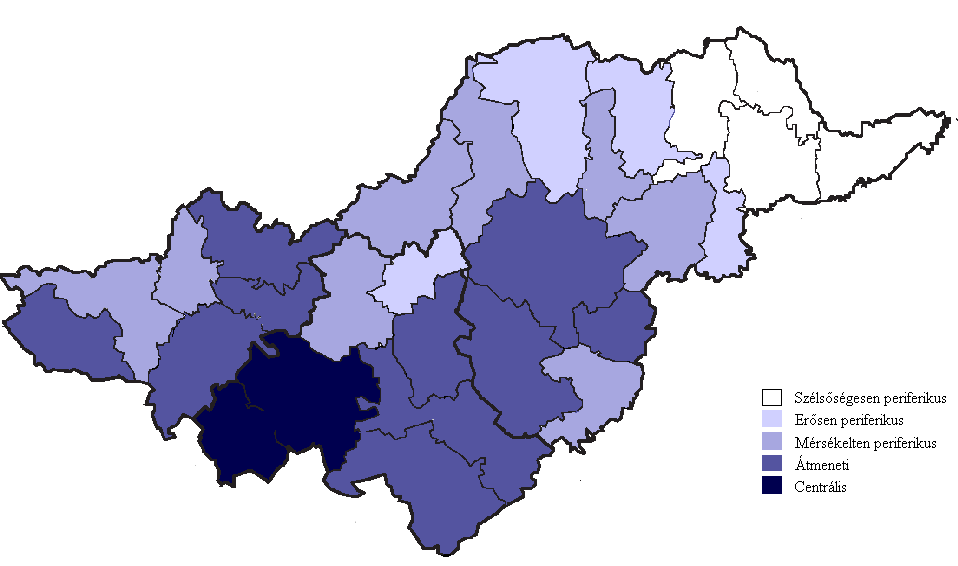 Bár az előző vizsgálatok azt mutatták, hogy a demográfiai tendenciák jelentős mértékben befolyásolják az elérhetőséget jellemző mutatókat, a hatás árnyaltabb. Az első esetben, összevetve a 2000.