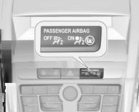 58 Ülések, biztonsági rendszerek Az első utasoldali légzsákrendszer kikapcsolható a műszerfal jobb oldalán lévő, kulccsal működtethető kapcsolóval.