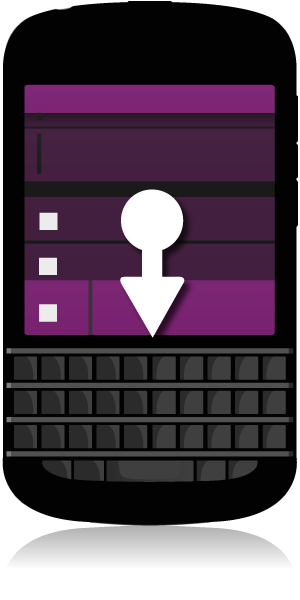 Tartsa a kapcsolatot a BlackBerry Hub segítségével Közelgő események ellenőrzése a BlackBerry Hub alkalmazásból Napirendjét a Naptár alkalmazásban bármikor ellenőrizheti, ha azonban épp meg van