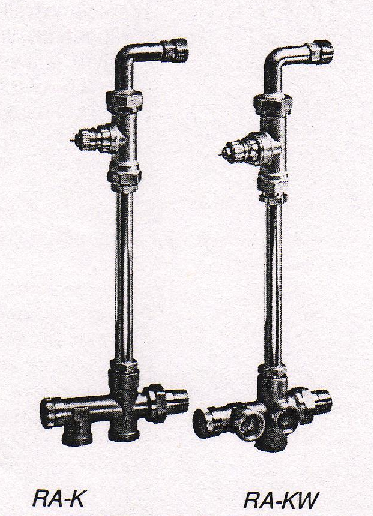 Hidraulikai méretezés sugaras rendszernél Radiátorszelep Danfoss RA-K El
