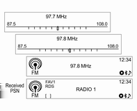 104 Infotainment rendszer Rádióállomások keresése DAB halmaz keresése (csak A típus) A DAB szolgáltatás összekapcsolása (csak A típus) [DAB-DAB be/dab-fm ki] A fseeke gombok lenyomva tartásával