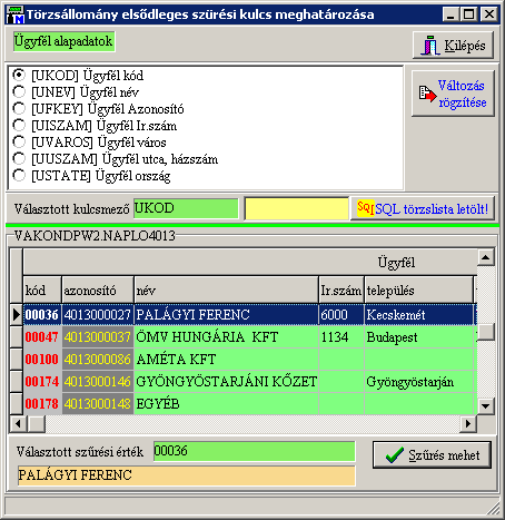 METRISoft KFT PortaWin (PW2) Jármű mérlegelő program 8/5 Hmvhely Jókai u.30.