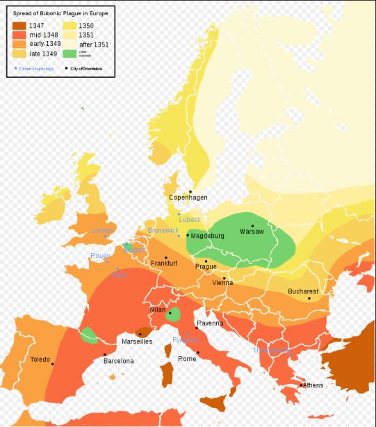 NÉPESSÉGROBBANÁS A pestis (dögvész) a Yersinia pestis nevű baktérium által okozott betegség: pestisbacillus patkány bolha ember láncolatot, de a kór