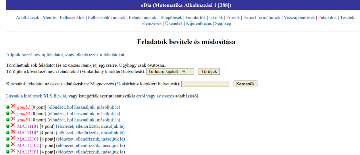 A feladat adatai ablakból érhetőek el (2.3.