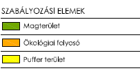 Az ökológiai hálózatot a Duna-Dráv a Nemzeti Park Igazgatóság adatszolgáltatása szerint tünteti fel a Településszerkezeti és Szabály ozási terv.