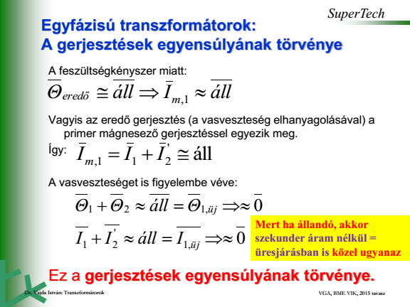 14. A gerjesztések