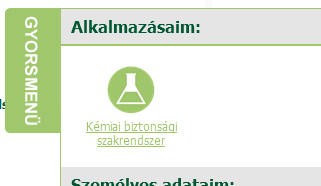 2 1. A Kémiai Biztonsági Szakrendszer elérése A veszélyes anyagokkal, keverékekkel történő tevékenység bejelentéséhez először regisztrálni kell az ÁNTSZ honlapján (a regisztrációs felület a