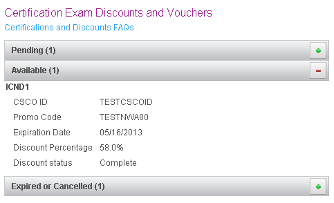 J A kedvezmény igénylésének lépései Cisco exam discount információs és ellenőrző email 4. üzenet Please read the instructions to register carefully.