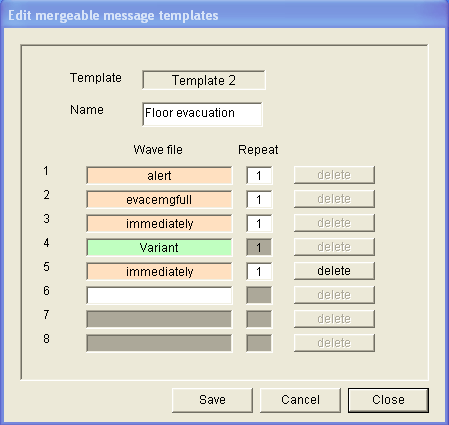 30 hu Konfiguráció Plena VAS configuration Ábra 4.14: Példa (7. lépés) Válassza ki az azonnal lehetőséget a Wave fájl szövegbeviteli mezőből az 5. sorban: Ábra 4.15: Példa (8. lépés) 1.