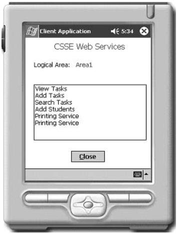 Ambiens szolgáltatások rendszer architektúra Mobil kliens alkalmazás A felhasználó mobil eszközén telepített. Ezt az eszközt követi nyomon az EPE.