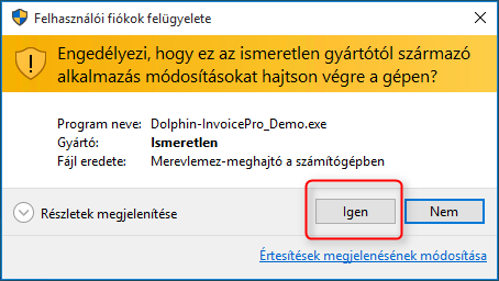 Telepítési útmutató új Dolphin InvoicePro számlázó program telepítéséhez Amennyiben az Önök által eddig használt számlázó program verziója 3.xx.