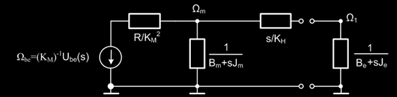 DC motor hajtóművel egybeépített modelljei A végeredményben kapott kapcsolás tovább már nem alakítható.