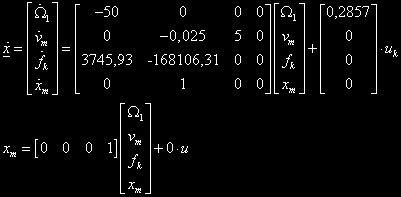 Vonóelemes pozícionáló szabályozásának tervezése és szimulációja k 3 = k sp h L 3 k 3 = 43 N/mm k 4 = k sp h L 4 k 4 = 78 N/mm K= x max / (k 1 + k 4 ) K = 1,344 10 5 N A fenti adatokkal a nemlineáris