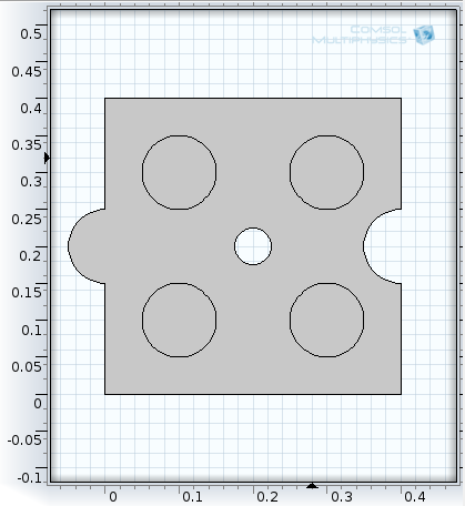 Mechatronikai rendszerek hőtani és áramlástani modellezése A geometria elkészítését követően, ahogy az fentebb (A.8.