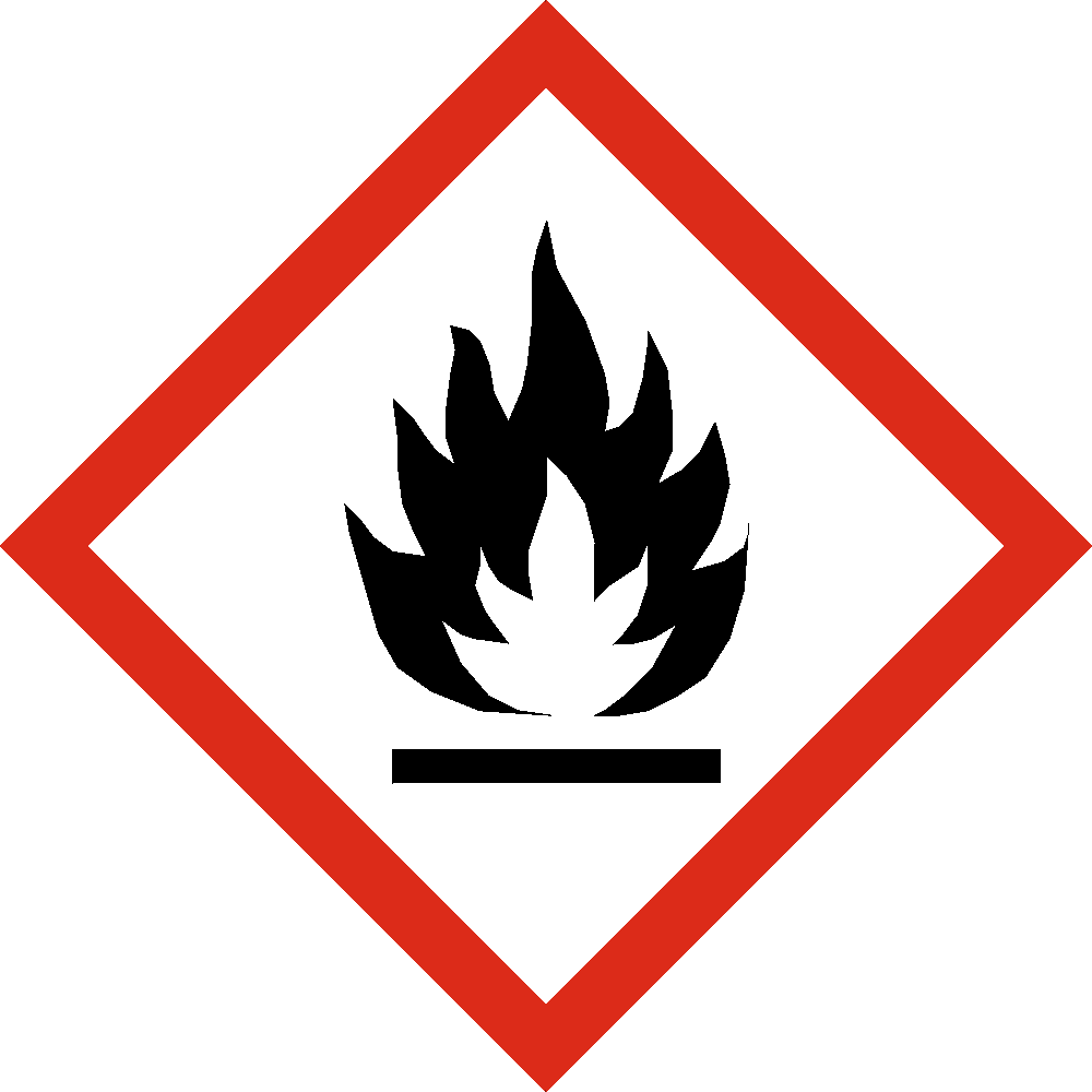 Veszélyt jelző piktogramok Figyelmeztetés Figyelmeztető mondatok H225 0 Veszély Óvintézkedésre vonatkozó mondatok Megelőzés P210 Elhárító intézkedések Tárolási környezet Ne lélegezze be a gőzt.