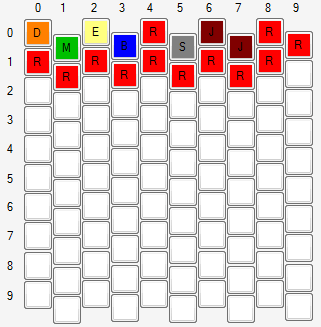 10.2. Tesztek jegyzőkönyvei, eredmények összefoglalása 10.2.1. Változások a prototípus interfész definíciójában EmptyStep: Mozgáson és a bombalerakáson kívüli, automatikusan történő eseményeket hívja meg.