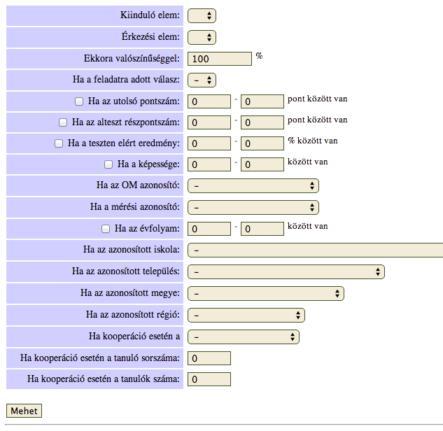 7.2.2. A feladatok közötti kapcsolat (tesztkapcsolat) létrehozása A 7.6.