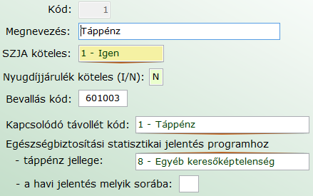 B é r s z á m f e j t ő p r o g r a m 11 - Levonást követően a kifizetendő összeg nem lehet kevesebb az öregségi nyugdíjminimumnál: ha jelöljük, akkor a program figyeli ezt a korlátot.