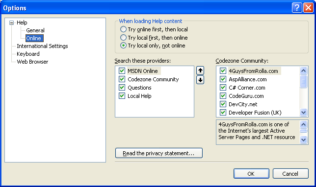 A súgó használata A Visual Studio részletes súgóval rendelkezik. A súgódokumentáció két részbıl áll. Az MSDN Express Library telepítéskor kerül fel a számítógépre.